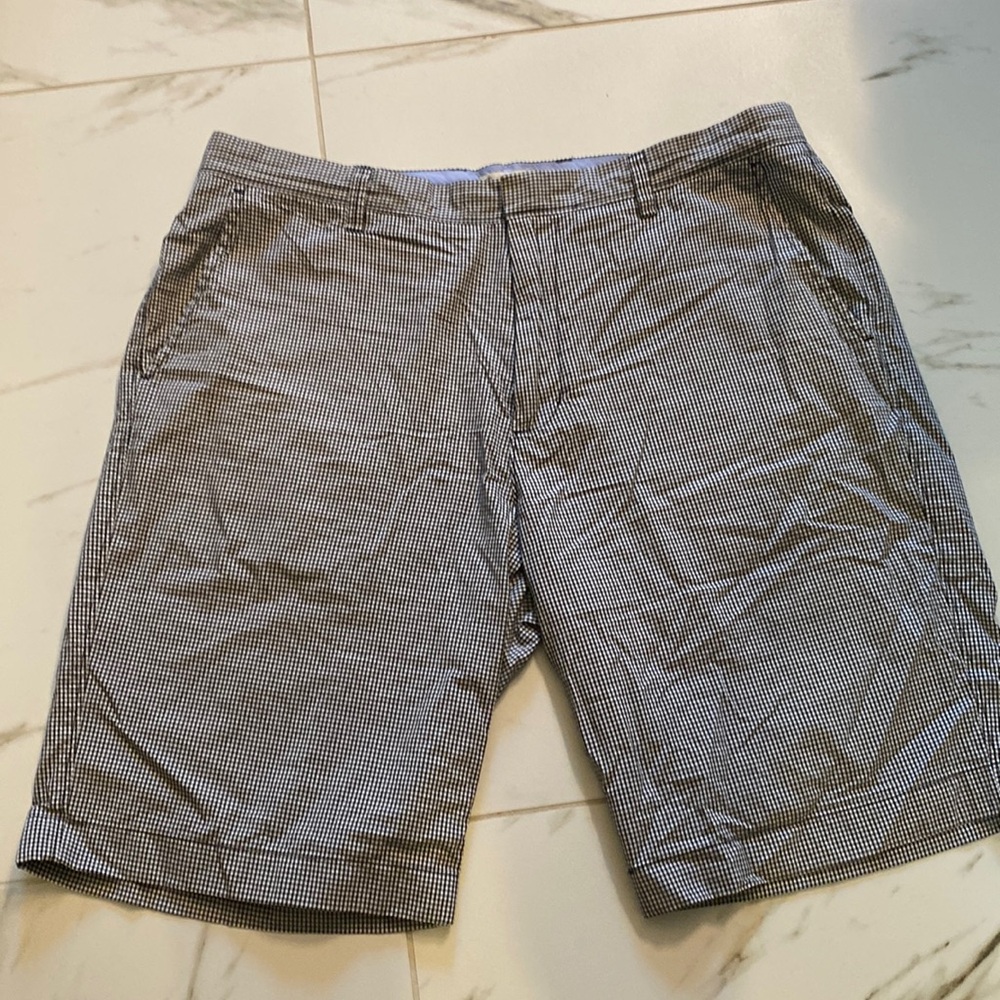 JCrew Black Checkered Shorts